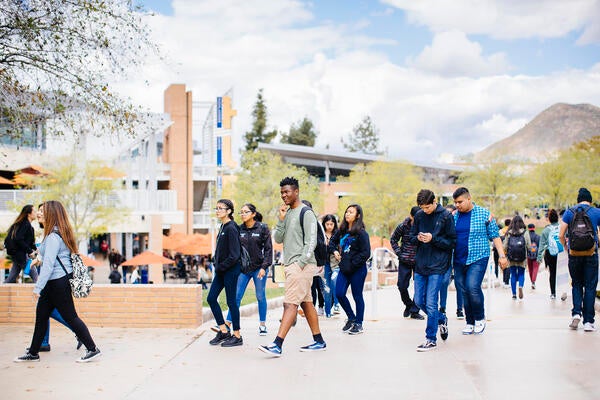 Students Walking